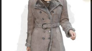 Women Shearling Lined Long Coat CW640213 [upl. by Orapma]