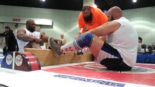 Mark Felix vs Clay Edgin Mas Wrestling Fit Expo 2014 [upl. by Sterne]