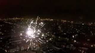 Happy New Year  IJmuiden LiveDRONE FireWorks [upl. by Aram]