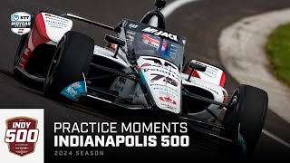 Top moments from second day of practice for 2024 Indianapolis 500  Extended Highlights  INDYCAR [upl. by Vardon]