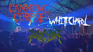 Cannibal Corpse Whitechapel Revocation  Vibes Event Center in San Antonio TX [upl. by Reiniar]