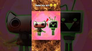 Rate my Dandys World art😏 stickman44 meme roblox dandyworld dandysworld sprunki vee shelly [upl. by Ecidnac]