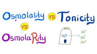 Osmolality Osmolarity and Tonicity  Physiology Biology and Chemistry [upl. by Hasen]