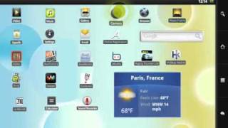 Archos 101 internet tablet démo officielle [upl. by Lysander]