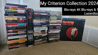 My Criterion BluRay amp 4K Bluray Plus 1 Laserdisc Collection 2024 [upl. by Weber643]