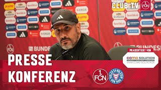 quotBei ihm muss Vollgas seinquot  PK mit Cristian Fiél vor dem Spiel gegen Kiel  1 FC Nürnberg [upl. by Sandell306]