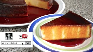 FLAN NAPOLITANO  Vicky Receta Facil [upl. by Annahvas738]