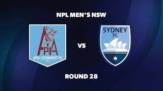 NPL Men’s NSW Round 28 APIA Leichhardt FC v Sydney Olympic FC [upl. by Ikram]