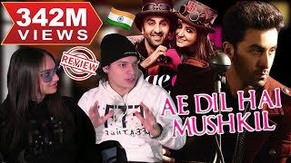 Does HE ever NOT get his HEART BROKEN 😭 Waleska amp Efra react to Ae Dil Hai Mushkil by Arijit Singh [upl. by Bunow932]