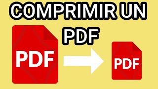 Como comprimir un ARCHIVO PDF Gratis Online✔️ [upl. by Atnuhs738]