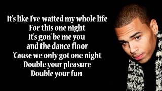 Chris Brown  Forever Lyrics Video [upl. by Odlonyer]