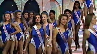 Miss France 1993  Défilé des 43 en Maillot de Bain [upl. by Jaycee]