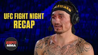 Max Holloway breaks down his win over Calvin Kattar  UFC Fight Night Post Show  ESPN MMA [upl. by Ahsenrad108]