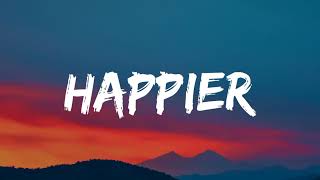 Marshmello ft Bastille  Happier Official Lyric Video [upl. by Bevan]