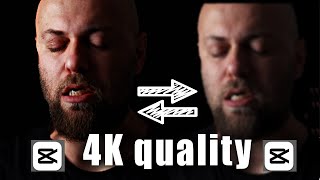 Capcut Pc Tutorial How To Get 4K Quality Edits In CapCut PC [upl. by Elahcim]