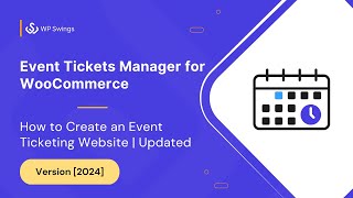 Free WooCommerce Event Tickets Manager plugin  Event Booking plugin  2024  Updated [upl. by Croix]