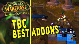 TBC CLASSIC BEST ADDONS  Must Have Addons amp Settings  ElvUI Grid2 amp Much More [upl. by Aihtenak618]