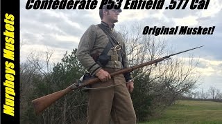 Shooting An Original 1853 Enfield Rifle Musket [upl. by Namrac]