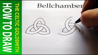 How to Draw Celtic Patterns 165  Freehand TriquetraTriskele Triskelion 1 of 1 [upl. by Nortna]