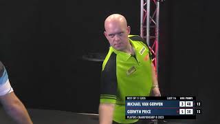 LIVE DARTS Michael van Gerwen v Gerwyn Price  2023 Players Championship 8 [upl. by Oba]