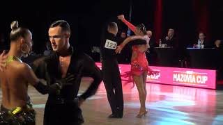 Minkevich Matt Deluga Karolina Pasodoble WDSF International Open Adults LA 14F Mazovia Cup 2024 [upl. by Vaenfila]