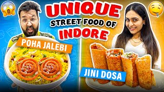 Finding India’s BEST amp UNIQUE Street Food 🤩  Foodie We Ka Indore Edition ❤️ [upl. by Isman]