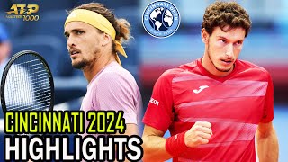 Alexander Zverev vs Pablo Carreno Busta Round 3  Cincinnati 2024 [upl. by Ursas]