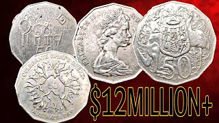 Australia’s Rare 50 Cents Coins with Huge Collector Value [upl. by Omlesna]