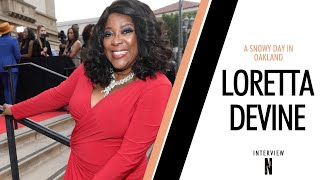 Loretta Devine Speaks On Mental Health amp Working On New Film A Snowy Day In Oakland [upl. by Enitsyrk]