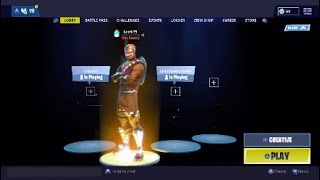 BUYING EVERY 2017 FORTNITE CHRISTMAS SKIN [upl. by Nynnahs]