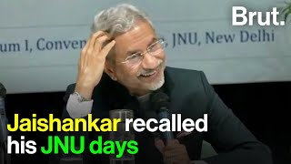 When Jaishankar spoke about meeting his first wife in JNU campus [upl. by Ennagroeg]