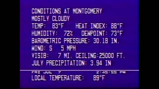 TWC quotFquot Flavor Local Forecast 1989 [upl. by Ardine330]