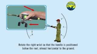 How to cast a Baitcasting reel  Overhead Cast [upl. by Ynnoj]