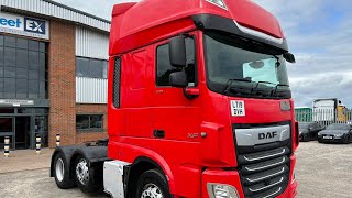 DAF XF106 530 EURO 6 SUPER SPACE 6X2 TRACTOR UNIT 2019  LT19 DVH [upl. by Aytida]