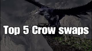 Dark Souls Remastered Crow Swaps top 5 [upl. by Aleyam]