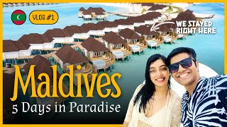 MALDIVES HONEYMOON VLOG  Overwater Villa with Pool amp Grand Beach Villa  Sun Siyam Olhuveli Resort [upl. by Atsillac]