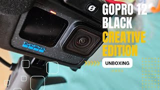 GoPro12 creator edition unboxing [upl. by Ahselat]