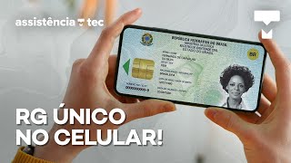 Como fazer o quotRG únicoquot e a Carteira de Identidade Digital via app – Assistência Tec 041 [upl. by Bucella]