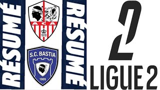 MATCH REPORTÉ AC Ajaccio vs SC Bastia Résumé  Ligue 2  202425 [upl. by Nagiam54]