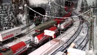 2015 Schweizer Eisenbahn Bonanza Märklin Modelleisenbahn Anlage Marklin modeltrain layout [upl. by Culliton996]