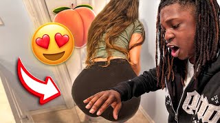 CASUALLY SMACKING HER FATTY 😍🍑 TO SEE HOW SHE REACTS 😳…GONE CRAZY [upl. by Analram]