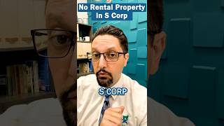 No Rental Properties In SCorp scorp rentalproperty taxes [upl. by Alekahs]