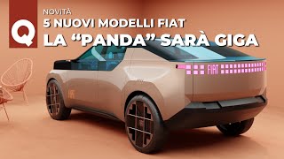 Le 5 nuove FIAT in arrivo dal 2024  Nuova Panda GIGAPanda e SUV [upl. by Ardnait]