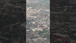 Flying over Nottingham  Trent Bridge Nottingham Forest and Notts County ⚽️ 🏏 shorts [upl. by Nirrat]