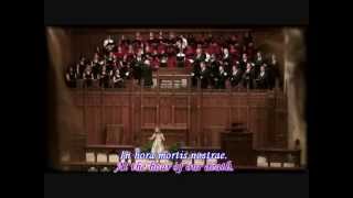 Ave Maria Schubert  Jackie with lyrics [upl. by Quinby]