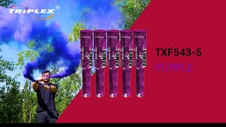 FAJERWERKI TXF5435 PURPLE SMOKE TRIPLEX FIREWORKS [upl. by Sanbo]