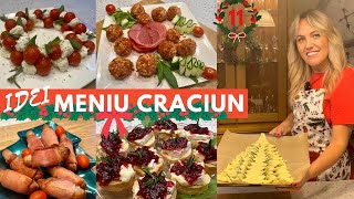 MASA DE CRACIUN MENIU 5 REȚETEAPERITIVE delicioase pentru Craciun Gătește cu mineRetete usoare [upl. by Amberly328]