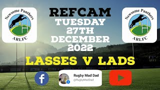 Newsome Lasses v Lads  Friendly  Full Match  RefCam [upl. by Lajes210]