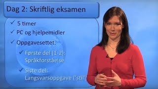 Skriftlig eksamen i Engelsk vg1 [upl. by Pieter]