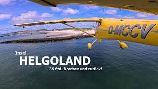 Sagenhafter Anflug über der Nordsee  Kurzurlaub Helgoland [upl. by Atirac]